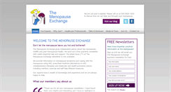 Desktop Screenshot of menopause-exchange.co.uk
